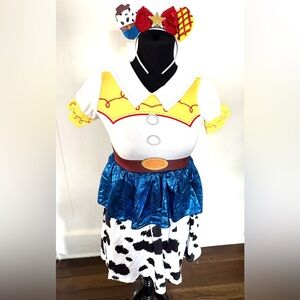 Girls Cowgirl Costume Dress - Size M - NEW